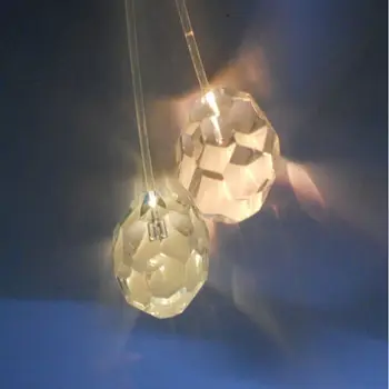 

200pcs 18MM pineapple LED Fiber optic crystal Bead End glow Fiber optic cable light Glitter Plastic PMMA Ceiling Star DIY Decor