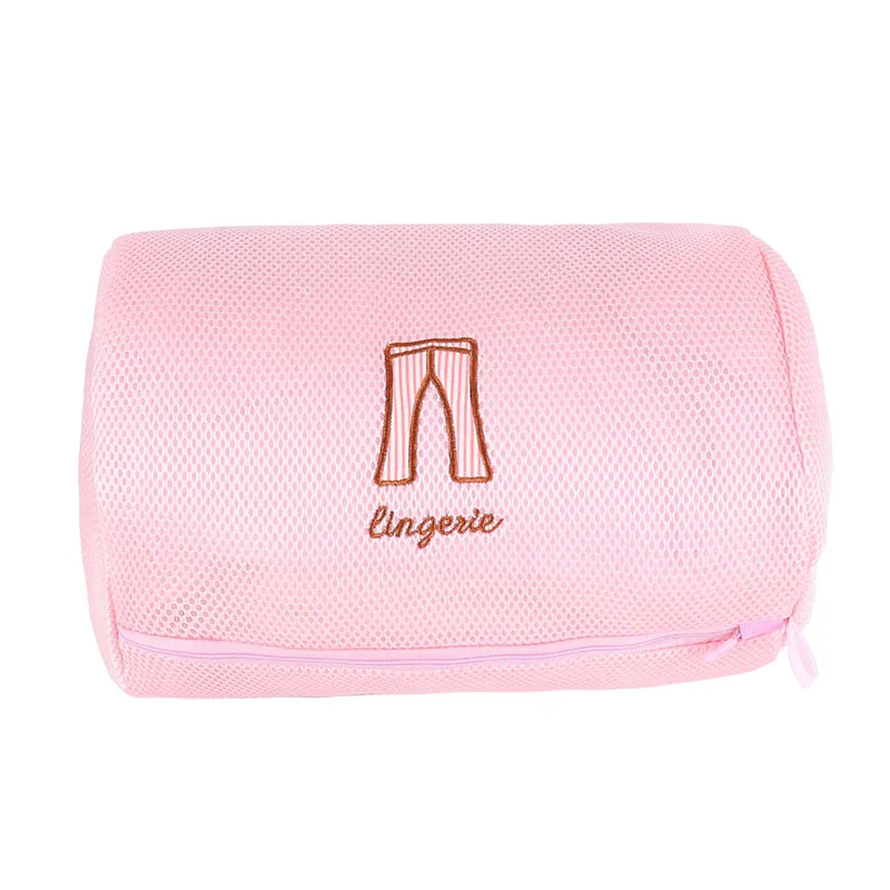Pink patch pants Стирка груди мешок, нижнее белье мешок, сетка молния нижнее белье, мешок для стирки, мешок для грязной одежды, мешок для стирки, стиральная машина - Цвет: Pink patch pants