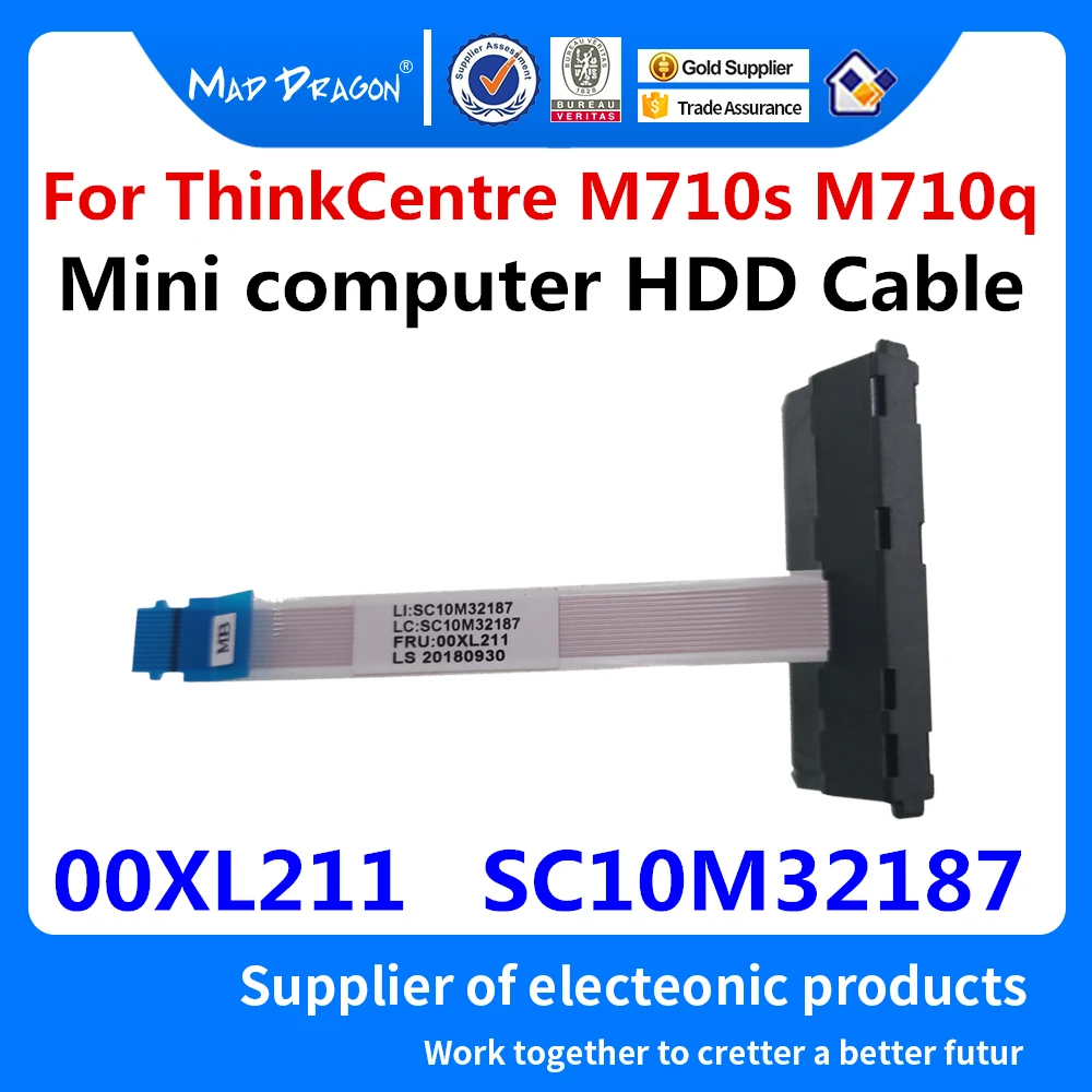 Новый оригинальный мини компьютер SATA HDD Kabel кабель для Lenovo thinkцентр M710s M710q M910q M910x