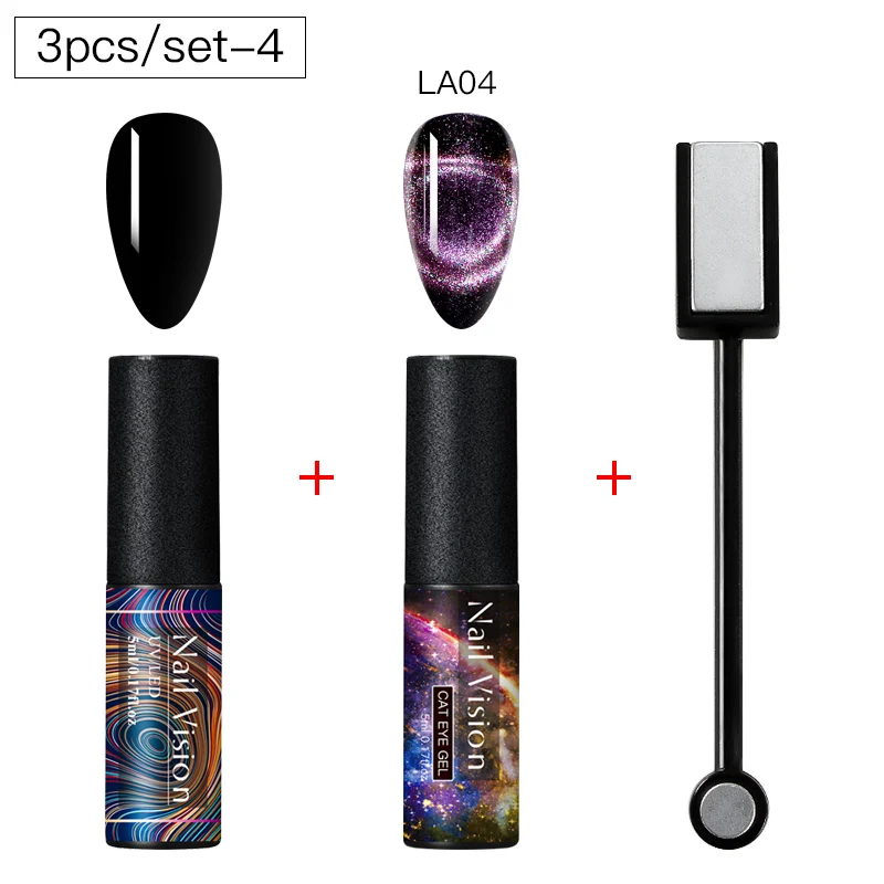 ZH08033 Nail Vision 9D Galaxy Cat Eye гель-Хамелеон Гель для ногтей длительный Galaxy Star эффект кошачьих глаз замачивается УФ/светодиодный - Цвет: ZH08033