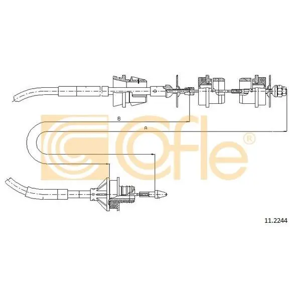 Clutch cable for CITROEN XANTIA all 16v-TDS orga 6748 96 COFLE. | Автомобили и мотоциклы