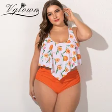 Новинка, женский сексуальный комплект бикини с принтом, большие размеры 7XL, бразильский купальник, пляжная одежда, купальный костюм, женский купальник из двух частей