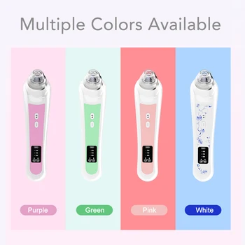 

Electric acne Blackhead Removal Instrument Pore Cleaner Six Tips Six Adjustable LED Lights 5.0MP 20X LCD Display WIFI Visual