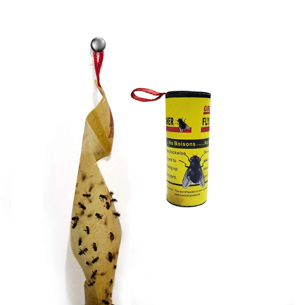 Fly Trap Trap Roller Adesivo Repellente Appiccicoso Carta Elimina Insetto Domestico Insetto Casa Flytrap Catcher Mosche Mosquito Killer Buzz