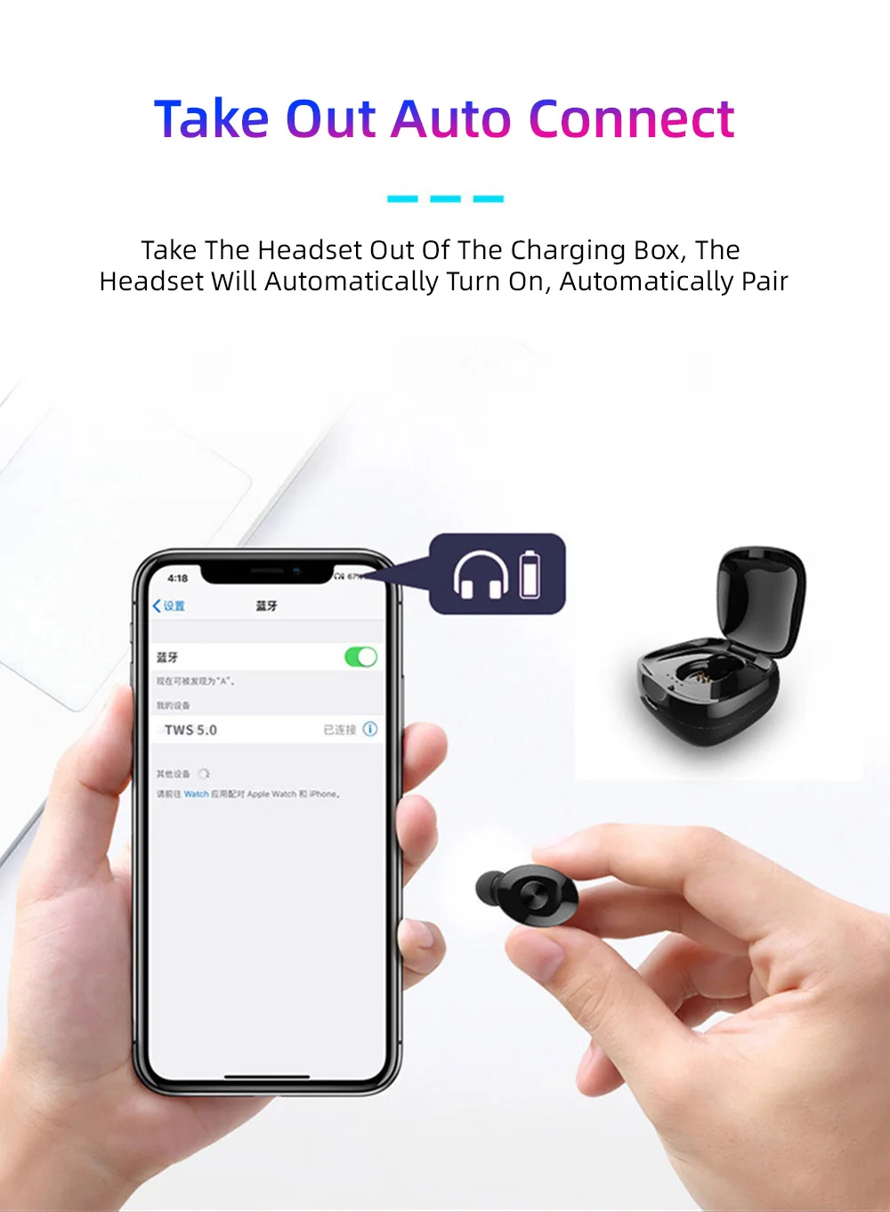 Bluetooth 5,0 мини наушники беспроводной микрофон Hifi аудио водостойкие XG12 гарнитуры магнитные Cahrging маленький смартфон для huawei