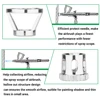Airbrush Cover Cap Accessory Crown/ Tomahawk/ hollow condensing/distance Shape Air Brush Fan Caps Closed/ Spatter Cap 3