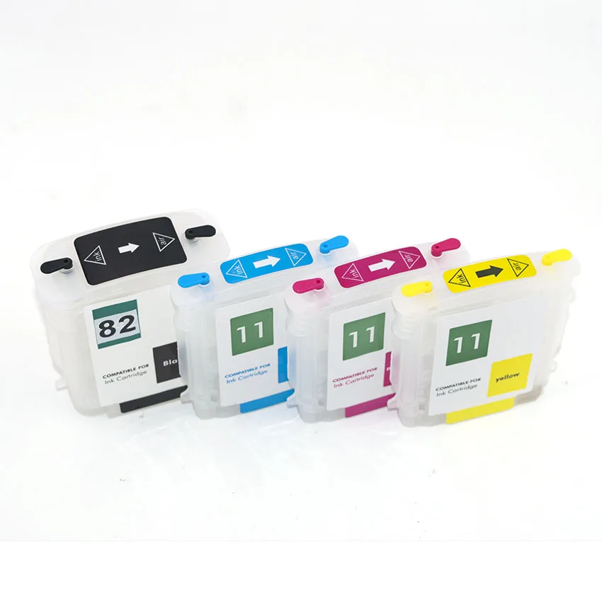 Cartucho de tinta de repuesto, accesorio para HP 11 82, HP Designjet 111  con Chip permanente, 69ML/28ML|Cartuchos de tinta| - AliExpress