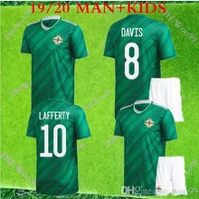 Северная Ирландия футболки для футбола LAFFERTY MCNAIR JONES EVANS DAVIS WASHINGTON JONES набор для взрослых Северная Ирландия майки