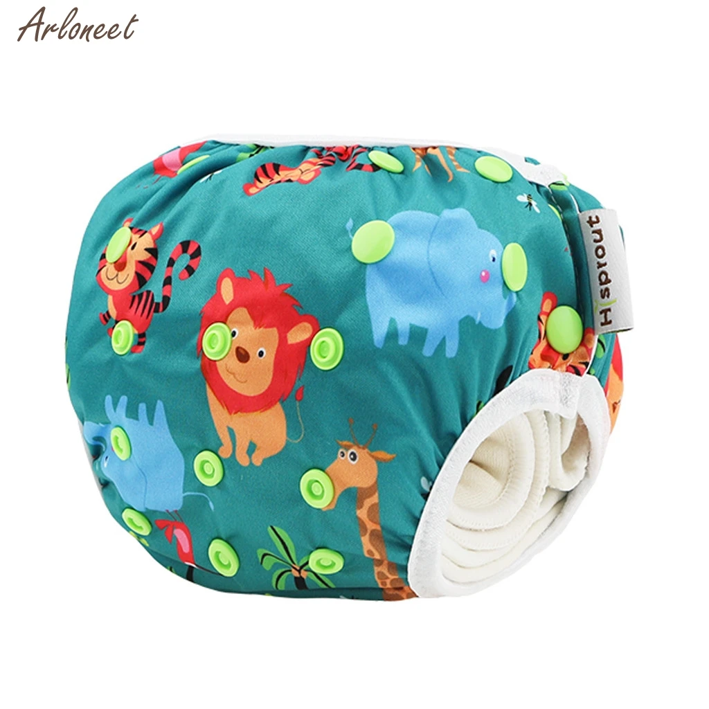 Swim Diapers Toddler Baby Boy Girl Swim Diapers Reuseable Adjustable for Baby Swimming Lesson Summer Pants High Quality