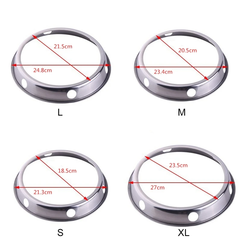 1 шт. Подставка под ВОК из нержавеющей стали круглый тип полка для кухонной утвари кольцо для супа стойка для кухонных приборов S/M/L/XL