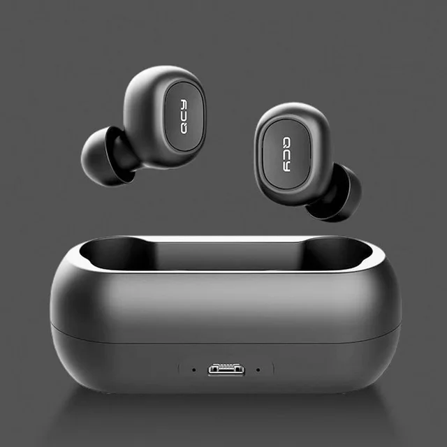 Black T1 Xiaomi T3 TWS отпечатков пальцев сенсорные беспроводные наушники Bluetooth V5.0 3D стерео наушники с двойным микрофоном и шумоподавлением - Цвет: Black T1