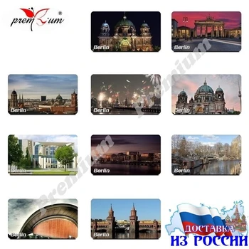 

Fridge magnet stiker Berlin Берлин, Германия туристический Магнит на холодильник размером 40x70 мм.
