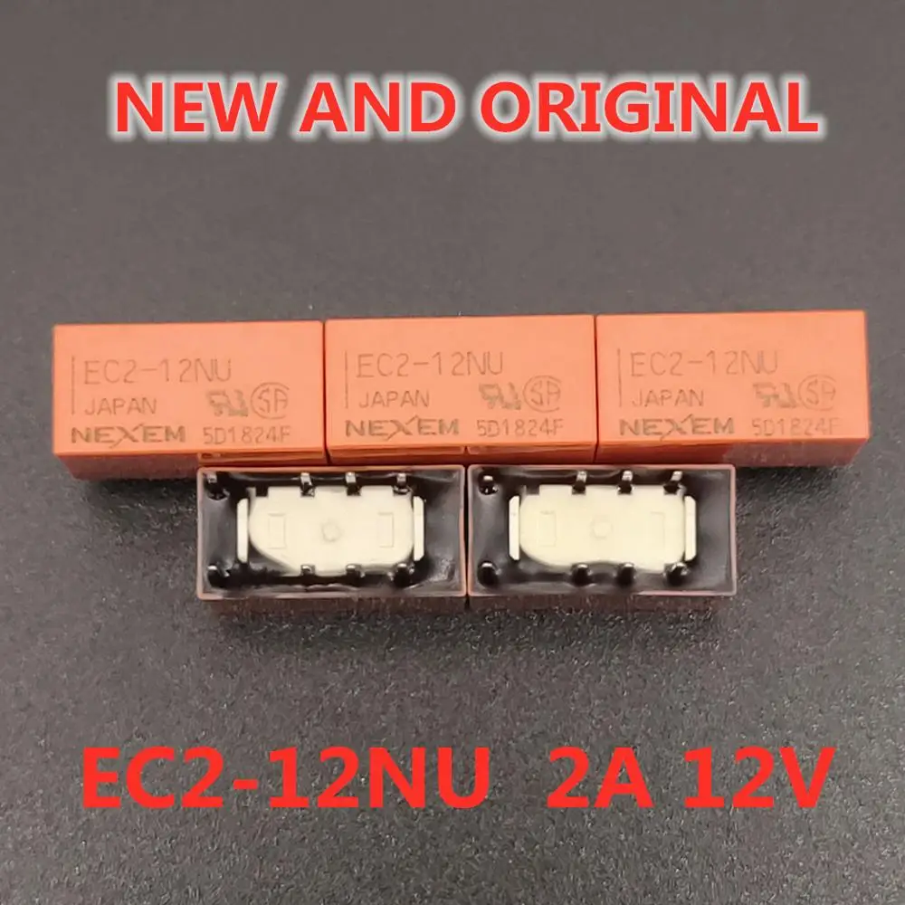 5 шт./лот реле EC2-12NU 8pin12V 2A вместо того, чтобы G6S-2-dc12v TX2-12V и