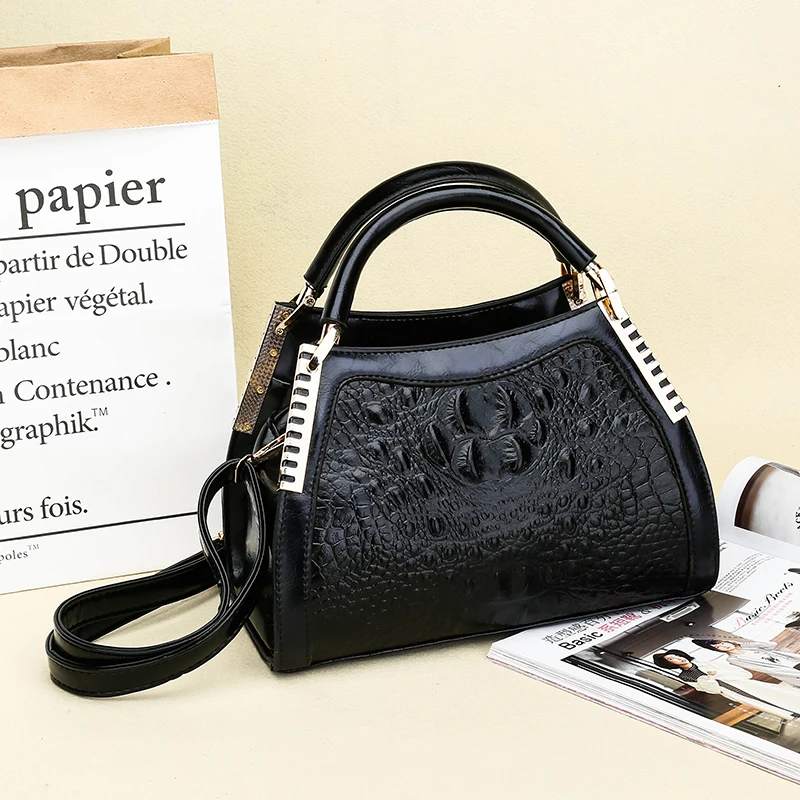Новые винтажные роскошные сумки, женская сумка, дизайнерская, модная, с узором «крокодиловая кожа», сумка на плечо, женские вечерние сумки-мессенджеры, Bolsa Feminina