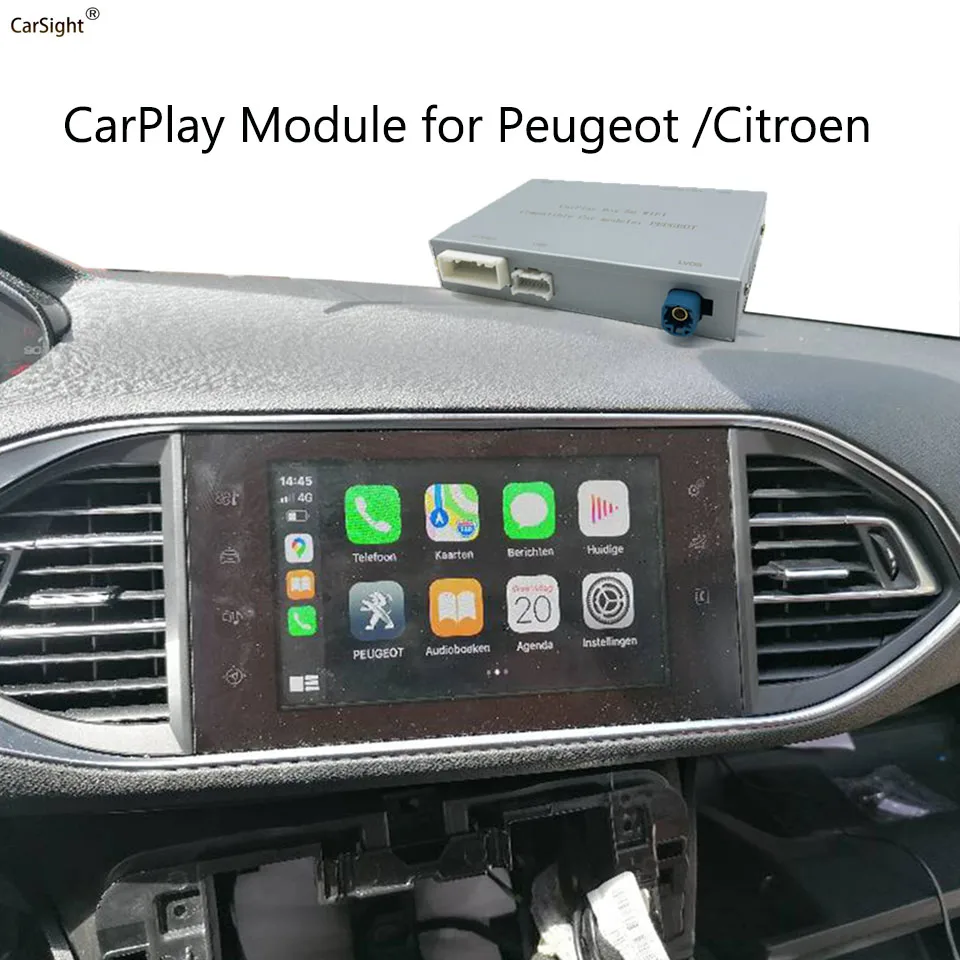 Беспроводной адаптер Apple CarPlay для Citroen C4 Picasso Cactus Berlingo SMEG System мультимедиа IOS14 Android