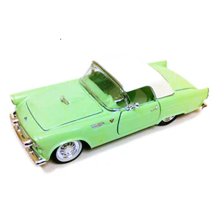 1/32 из печати специальный литой металл 1955 Ford Thunderbird модель стол дисплей Коллекция игрушек для детей - Цвет: reseda