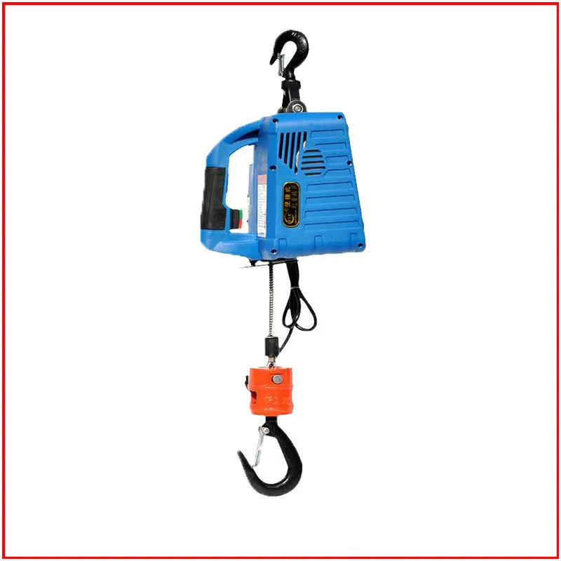 220V electric hoist, portable electric hoist, wire rope hoist 200kg