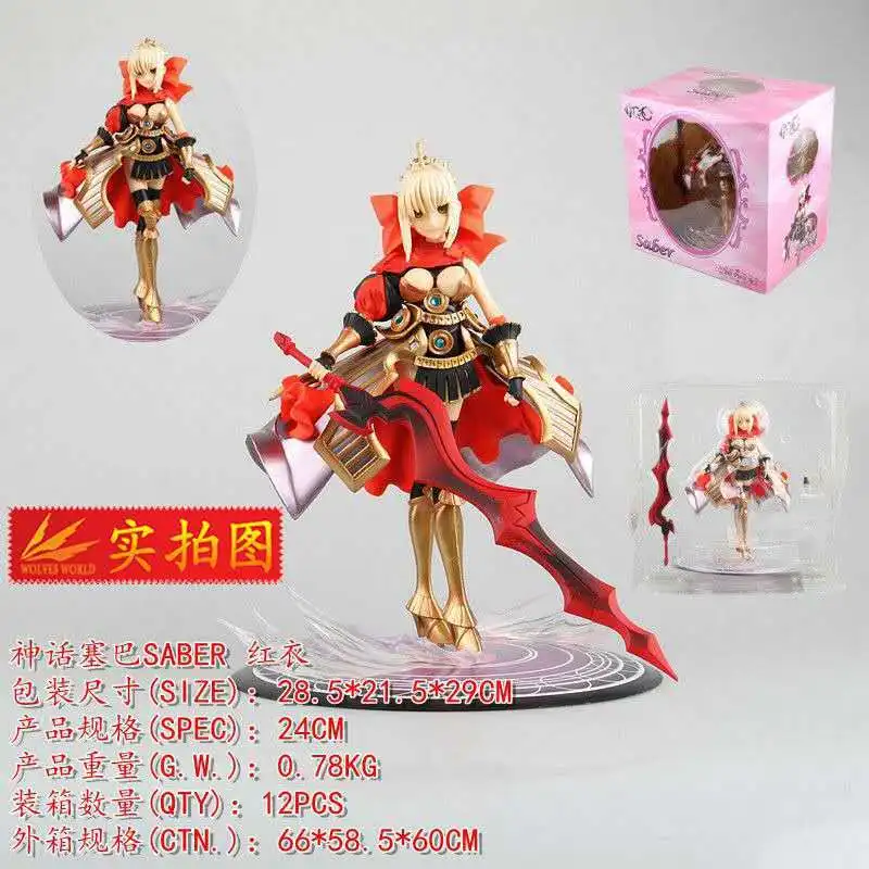 Fate/Night SABER Destiny Night Myth Ceiba Armor торжественное платье Красный Ceiba Garage Kit
