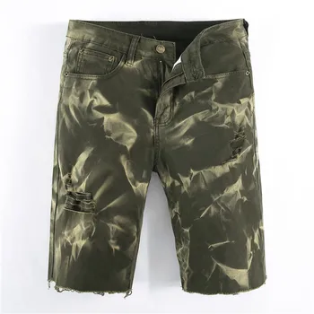 

2020 Men Summer Short Men's Classic Black Blue Jeans Shorts Trouers Brand DenimLight Blue Bigger Size 44 46 48