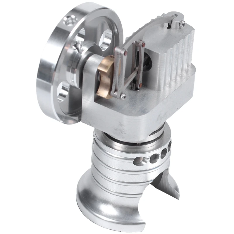 

New Model Building Kits Vertical Type Metal Hot Air Stirling Engine Motor Model With Alcohol Burner Kids Early Development Toys