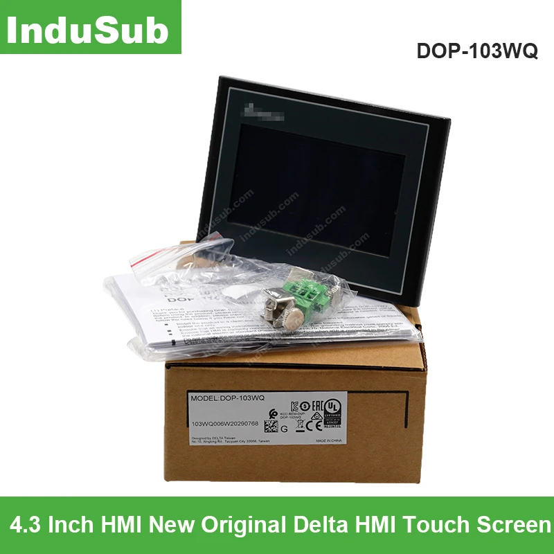 DOP-103WQ 4 3 дюймов HMI новый оригинальный Сенсорный экран для замены DOP-B03E211 |