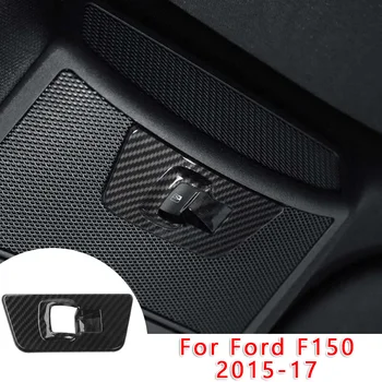 

Car Styling Carbon Fiber Style Window Lift Panel Switch Trim Cover For Ford F150 2015 2016 2017 Protection Car Accessories