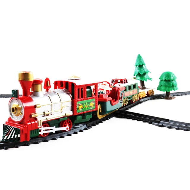 22Pcs Vintage Musical Christmas Steam Train Set 412CM Length Track AA Batteies (Not Included) Christmas SuppliesOperated 2