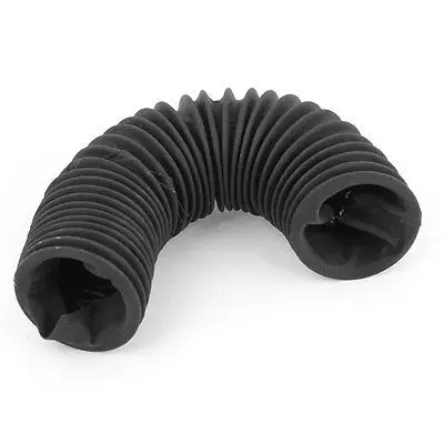

4.7cm x 30cm Round Flexible Tube Machine Tool Ball Screw Cover Black