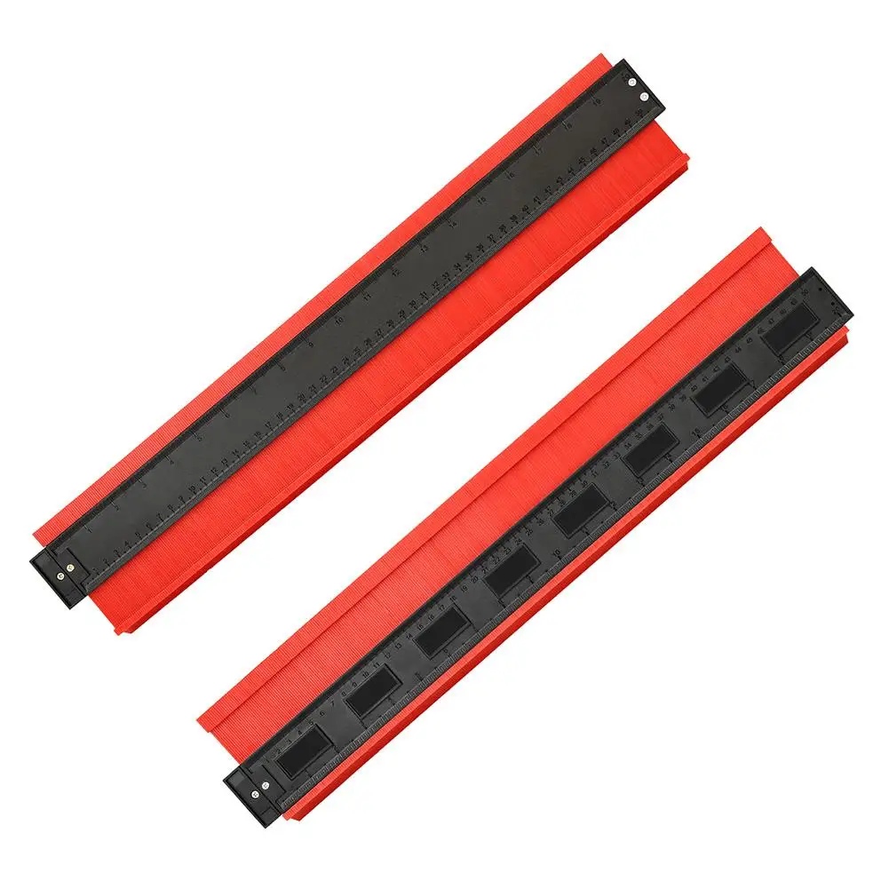 50 см контурный Калибр пластиковый профиль копировальный Калибр Дубликатор Стандартный для дерева инструмент для маркировки плитки ламината общая Линейка Инструмент