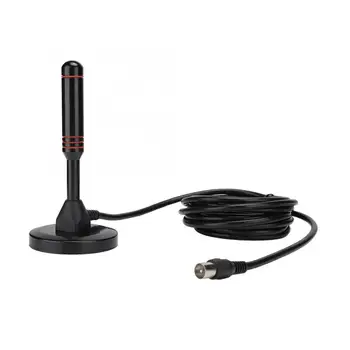 

Durable Indoor TV HD Digital Antenna DTMB Ground DVB-T2 Aerial with Base Telescopic Antenna