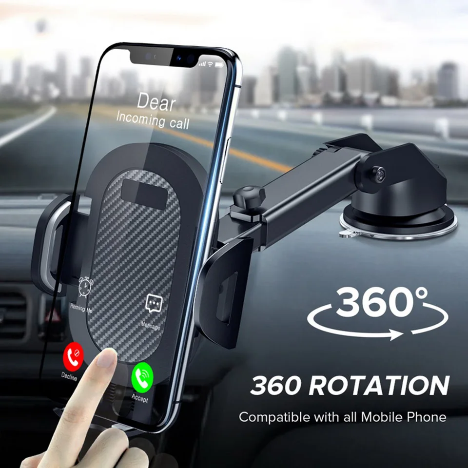 car phone holder Tendway планшет Автомобильный держатель Подставка для Ipad 2/3/4 Air Pro Mini 7-11 'Универсальный 360 Вращение кронштейн задняя чехлы для сидений автомобиля из ткани, крепление ручного сундука для ПК - Цвет: car phone holder
