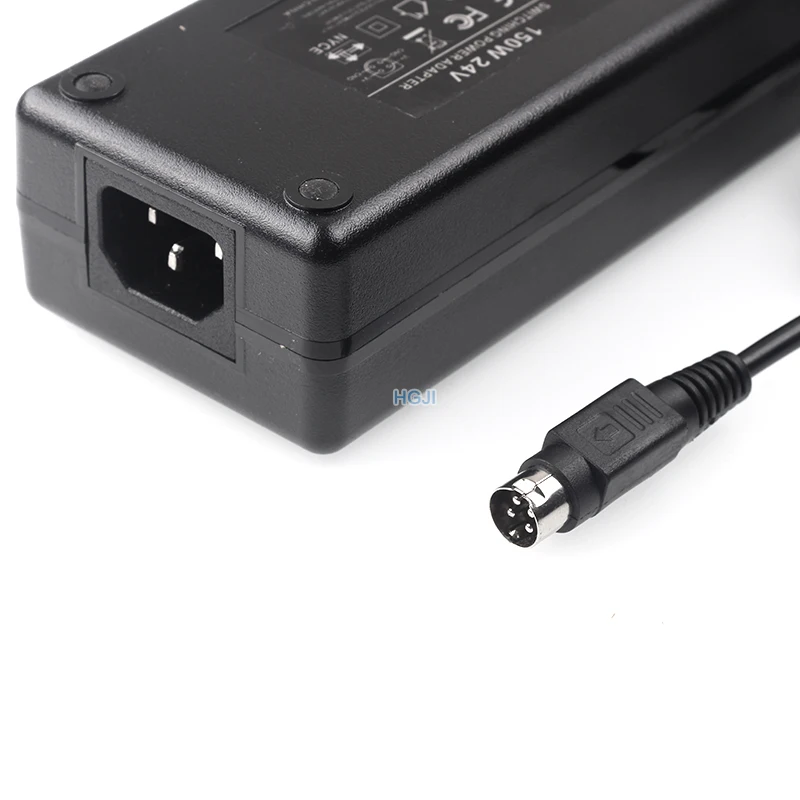 24 В 6.25A 4 Pin AC DC адаптер для ЖК-телевизора монитора импульсный источник питания адаптер конвертер DC24V 6A 4pin для ТВ DVR зарядное устройство