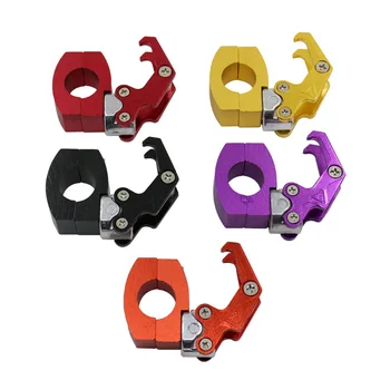 

Motorcycle Helmet Hook Luggage Bag Hanger Hook Aluminum Alloy Easy Install Helmet Holder Storage Bag Holder Motor Accessories
