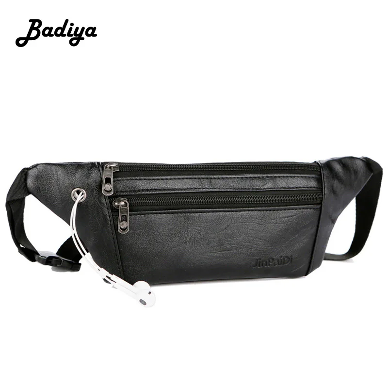 

New Fashion Men Waist Pack Large Capacity Multifunction Phone Coin Card Purse Crossbody Bag Brief Male Outdoor Sports Chest Bag
