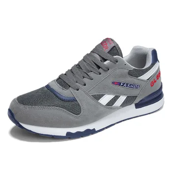 

High Quality Men Shoes Fashion Breathable Lace-Up Shoes Men Light Non-slip Shockproof Comfortable Men Shoes Zapatillas Hombre