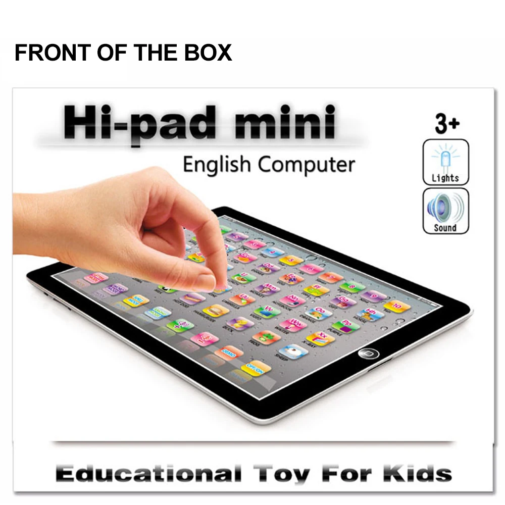 Английская компьютерная обучающая игрушка игрушечный планшет, подарок для малышей, обучающий английский подарок