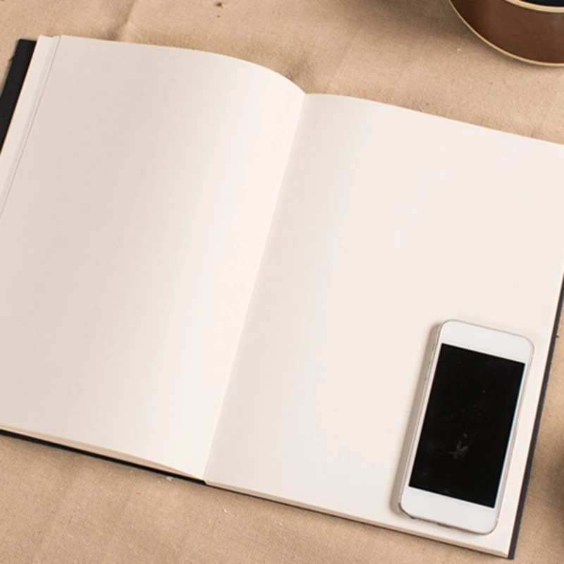 Черная карта Эскиз Арт маркер эскиз книга используется для рисования Ретро