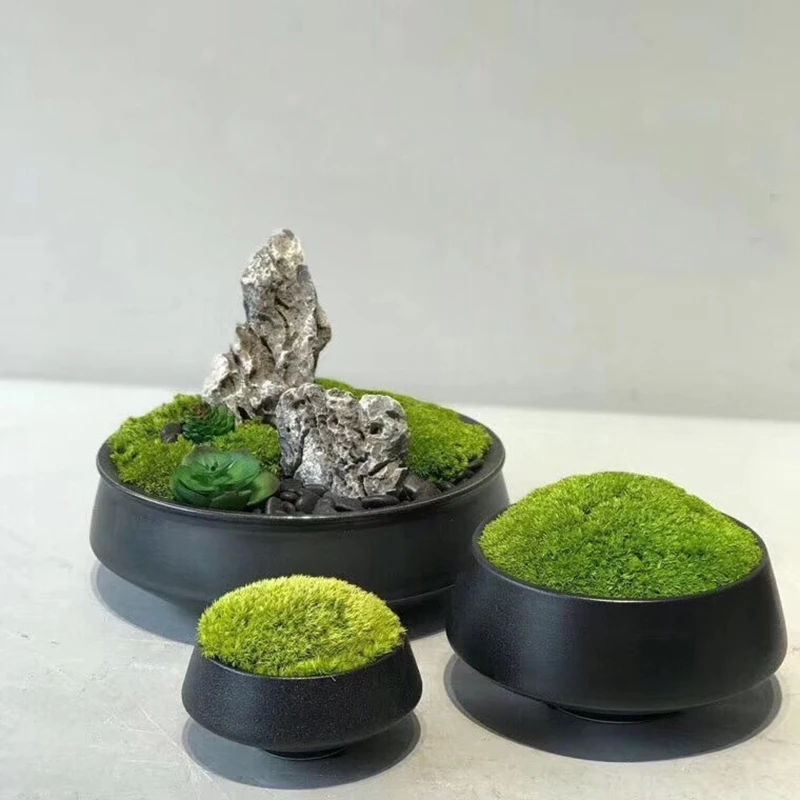 

Artificial Green Moss Plant Immortal Fake Flower Moss Grass Stone Home Hotel Office Wall DIY Decorative Dried Flower