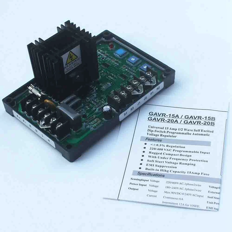 Горячая 3C-Avr Gavr-15A автоматический регулятор напряжения для генератора Parbeau с ручным управлением