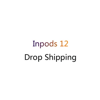 

Drop Shipping Inpods12 UP Version Wireless Bluetooth 5.0 Earphones Super Bass Sound Earbuds i12 TWS