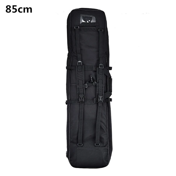 Black 85cm 85 см/100 см/120 см двойная винтовка квадратная сумка для переноски тактический охотничий рюкзак с плечевым ремнем защитный чехол для оружия - Цвет: Black 85cm