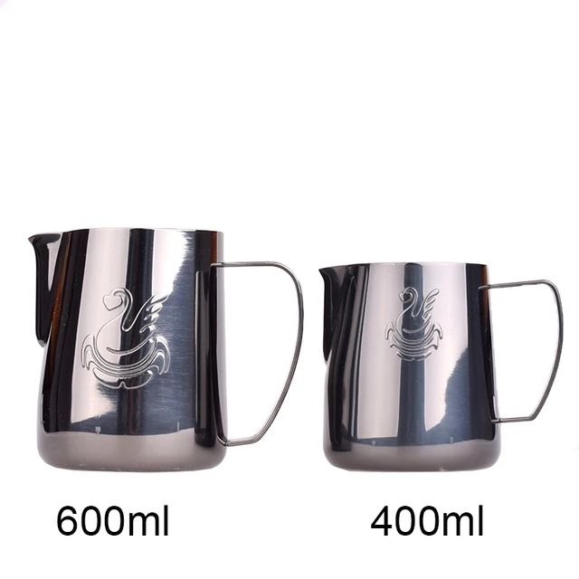 Fantasztikus Konyha Rozsdamentes Acél Tej Habos Kancsó Eszpresszó Kávé Barista Kézműves Latte - Image 6
