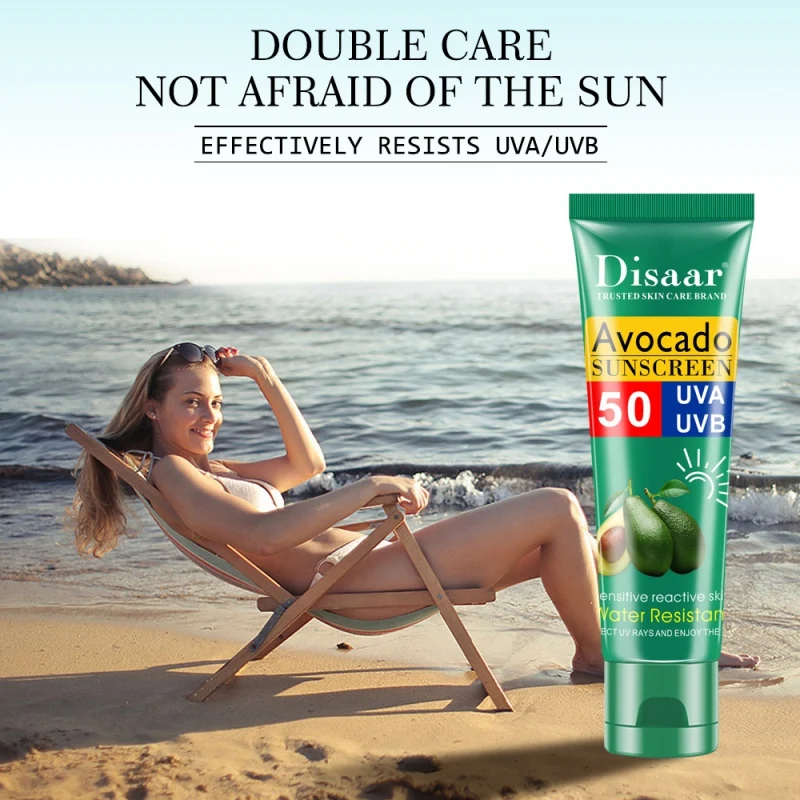 Крем для лица SPF50 авокадо солнцезащитный крем масло ши свободный радикальный