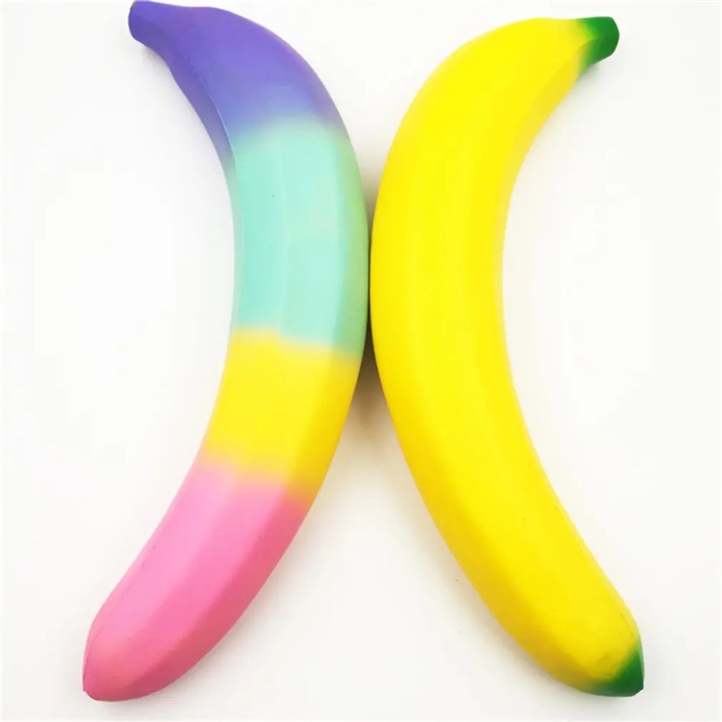 Slow Rebound Super Large peach banana and orange Toy Simulation Model Pressure Release Toy Christmas and Hallowen gift for Kids