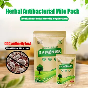 

10 Bags/Package Mite Killer Natural Wormwood Antibacterial Except Bag Women Baby Bed Bugs Cleaner Insecticide Herbal