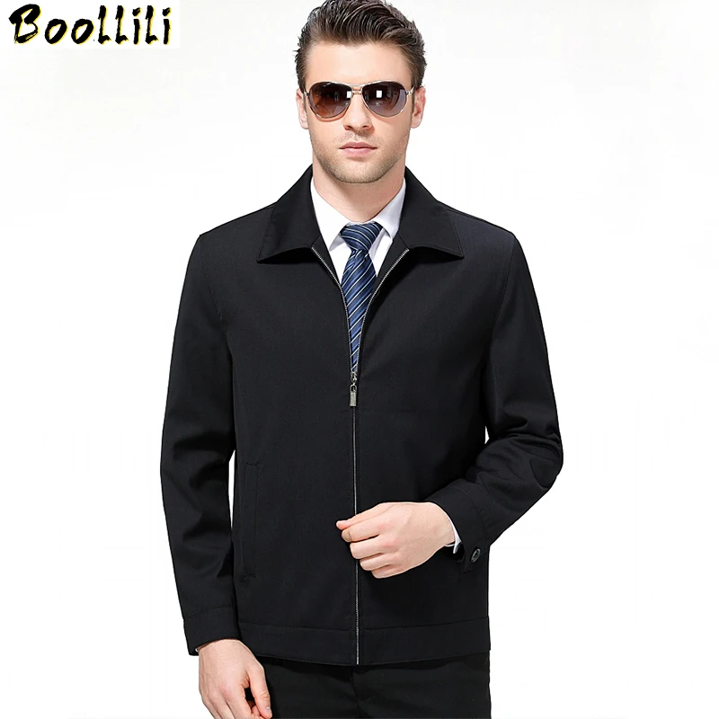 

New Arrival Men Wool Jacket Spring Autumn Male Casual Brand Business Zipper Plus Size M-3XL Outwear Overcoat Pea Coat