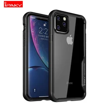 Для apple iphone 11 pro max Чехол iPaky силиконовый акриловый Гибридный противоударный прозрачный чехол iphone 11 6,1 pro 5,8 max чехлы