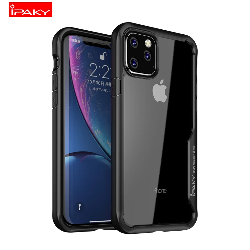For Apple Iphone 11 Pro Max 2019 Case Ipaky Silicone Acrylic