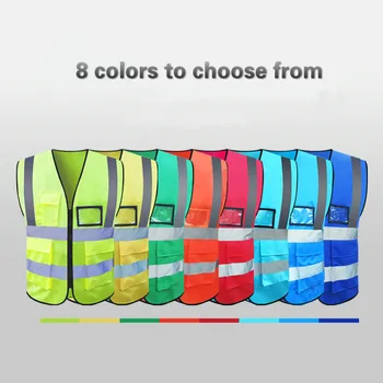 

Safety Protection Multi-pocket Reflective Vest Majia Duo-pocket Reflective Vehicle Vehicle Reflective Vest For Road Traffic