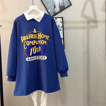 

2020 Autumn & Winter New Arrival Sweatshirt Thickened Sweatshirt Plus Velvet Lapel Letters Warm Base Sweatshirt Free Shipping